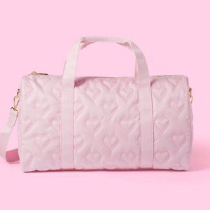 Quilted Hearts Duffle Bag - Stoney Clover Lane x Target Light Pink